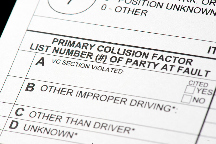 Collision Report Form